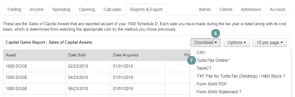 How to enter robinhood into turbotax